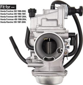 img 3 attached to 🛠️ High-Quality Carburetor Replacement for Honda Fourtrax 300, Foreman 400/450, and Rancher 350 Models