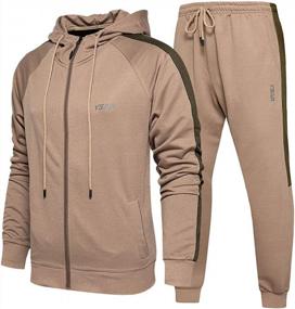 img 4 attached to Lavnis Men'S Casual Tracksuit Long Sleeve Running Jogging Athletic Sports Set