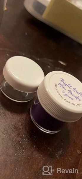 img 1 attached to 5 Gram BPA Free Sample Jars With Lids - Clear Small Cosmetic Containers For Lip Balms, Lotions, Powders & Eye Shadows (ZEJIA) review by Grant Zeeb
