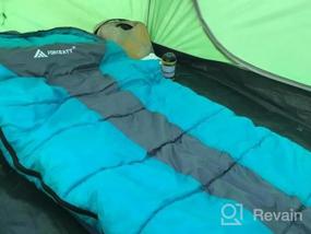 img 5 attached to 3 Season 50-77℉ Forceatt Lightweight Mummy Sleeping Bag For Adults & Teens, Perfect For Backpacking/Hiking/Outdoor Activities In Spring, Summer And Fall.