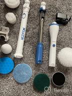 img 1 attached to Clean With Ease: IEZFIX Electric Spin Scrubber With 7 Replaceable Brush Heads For Efficient Bathroom And Shower Cleaning review by Jason Ingram