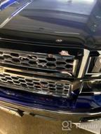 img 1 attached to AVS Aeroskin II Hood Protector For Chevy Silverado 1500: Low Profile Textured Black, Flush Mount, Perfect Fit review by Michael Murphy