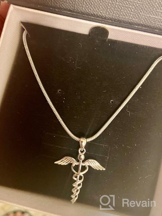 img 1 attached to 🩺 ACJNA Sterling Silver Caduceus Pendant Necklace – Ideal Nurse, Doctor, and Nursing Graduation Gifts review by Serotonin Collazo