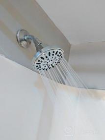 img 7 attached to AquaDance High Pressure 6-Setting 4" Shower Head: Anti-Clog Jets, Tool-Free Install, USA Certified - Top U.S. Brand