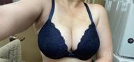 img 1 attached to Women'S Push Up Bra Lace Comfort Padded Underwire Lift Up Bras Add 1 Cup Brassiere Plunge Plus Size review by Melissa Jones