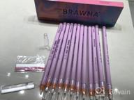 img 1 attached to Get Precise Microblading Results With BRAWNA'S 12 Pcs Pre Draw Eyebrow Pencil Kit review by Hector Szymczak