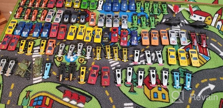 img 1 attached to Rev Up The Fun With Prextex'S 100 Pc Diecast Race Cars - Perfect For Parties, Easter Eggs, And More! review by James Pernell