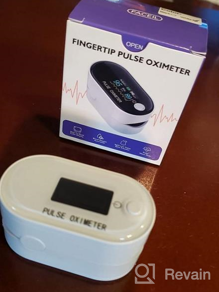 img 1 attached to FACEIL Digital Pulse Oximeter Fingertip Blood Oxygen Saturation Monitor With LED Display, Fast Spo2 Level Reading Heart Rate And Perfusion Index - Includes Lanyard & Batteries review by Justin Trujillo