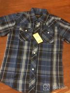 картинка 1 прикреплена к отзыву Платье Gioberti Boys Western Plaid Pearl Snap Short Sleeve: стильное и повседневное от Shawn Schmidt