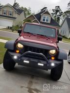 img 1 attached to Upgrade Your Jeep Wrangler JK With LEDKINGDOMUS Front Bumper - Rock Crawler Style With Durable Winch Plate And Powerful LED Lights review by Jeremy Hahn