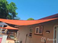 img 1 attached to ☀️ SUNLAX Sand Rectangle Sun Shade Sail - 8'x12' Canopy Cover for Outdoor Patio Pergola | UV Blocking Sunshade Sails with Canovas Covers review by Jason Holt