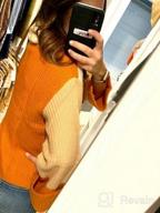 img 1 attached to Women'S Long Sleeve Turtleneck Sweater Knit Pullover By BerryGo - Casual & Stylish review by Amber Davis