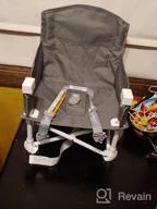 img 1 attached to Regalo My Chair 2-In-1 Portable Travel Booster Seat & Activity Chair, Bonus Kit Includes, Oversized Removable Tray With Cup Holder, Aqua review by Emmanuel Winschel