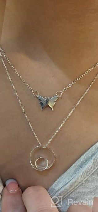 img 1 attached to 🦋 Charming Butterfly Friendship Jewelry for Girls - Your Perfect Accessory review by Jeanette Jenson