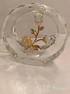 img 1 attached to Add Elegance To Your Home Decor With LONGWIN Crystal Tulips Figurines - Perfect Gift For Special Occasions review by Benjamin Glasper