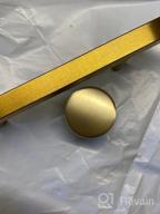 img 1 attached to Upgrade Your Cabinets With Goldenwarm Brushed Gold Knobs - 25 Pack Champagne Gold Modern Hardware For Dressers, Closets, And More - LS5310GD review by Nicholas Serafini