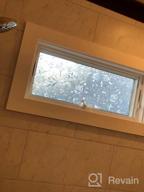 картинка 1 прикреплена к отзыву Decorative Flower Privacy Film For Windows - Niviy'S High-Quality 3D Static Cling Window Film | Non-Adhesive Window Covering | Size: 17.5" X 78.5 от Cedrick Ayudara