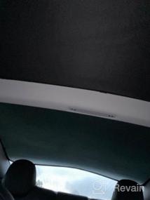 img 5 attached to Protect Your Tesla Model 3 With Jaronx Glass Roof Sunshade And UV/Heat Insulation Film Set - Ultimate Sunroof Protection!