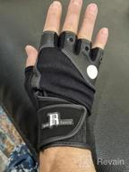 img 1 attached to Premium Leather Weight Lifting Gloves With Wrist Support - Supreme Protection For Pullups, Deadlifts & More! review by Ronny Goodman