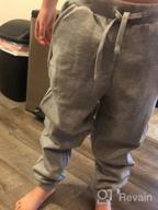 img 1 attached to 👖 Soft Brushed Fleece Sweatpants for Kids | Space Venture Casual Joggers for Boys or Girls (Ages 3-12) review by Jonathan Arroyo