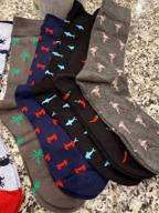 img 1 attached to 10 Pack Men'S Funny Dress Socks - Colorful & Patterned Combed Cotton Happy Socks! review by Micky Lovett