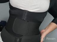 img 1 attached to Women'S Plus Size Waist Trainer For Workout Sport, Sweat Cincher XS-3XL review by Joseph Anderson