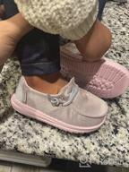 img 1 attached to Hey Dude Girls Toddler Little Girls' Shoes review by Maria Botello