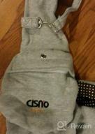 img 1 attached to CISNO Travel Carrier Bag For Small Dogs And Cats - Adjustable Sling With Cotton Fleece Fabric For Puppies And Pets Weighing 5-14 Lbs review by Troy Palmer