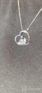 img 1 attached to Father-Daughter Heart Pendant Necklace - Tarsus Daughter Necklace From Dad, Perfect Birthday Or Father'S Day Gift To Show Daddy'S Forever Love To Their Little Girls review by Rodrigo Harrison