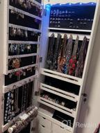 img 1 attached to Organize Your Jewelry Collection With CHARMAID'S Wall-Mounted Lockable Armoire review by Eric Miller