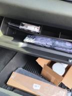 img 1 attached to 🧤 Ultimate Glove Box Organizer for Dodge RAM 1500 - Motrobe ABS Divider, Black - 2019-2023 Accessories review by Juan Harrington