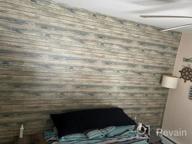 img 1 attached to Transform Your Home With Self-Adhesive Wood Plank Wallpaper - 17.71"X78.7" Peel And Stick Decorative Vintage Panel review by Nick Grays