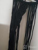 img 1 attached to Bohemian Beauty: Black Dream Catcher With Crystal Moon Stone review by Brooke Gill