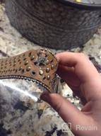 img 1 attached to Stylish Rhinestone Studded Leather Belt For Women - The Ultimate Fashion Accessory! review by Scott Chen