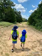 img 1 attached to ☀️ Protect Your Kids from Harmful Sunrays with Home Prefer UPF 50+ Boys Sun Hat with Neck Flap review by Andrew Holman