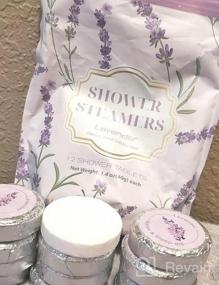 img 6 attached to Indulge In Spa-Like Relaxation With Poleview Shower Steamers Aromatherapy Set -12 Pack Of Lavender Scented Shower Bombs - Stress Relief And Self Care Gifts For Men And Women