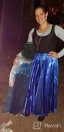 img 1 attached to US0-14 MUNAFIE Belly Dance Satin Skirt: Shiny & Fancy For Arabic Halloween! review by Ryan Lawrence