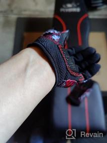 img 5 attached to Weight Lifting Gloves For Women & Men - ZEROFIRE Workout Glove With Full Palm Protection & Extra Grip For Gym, Fitness, Exercise, Training And Cycling.