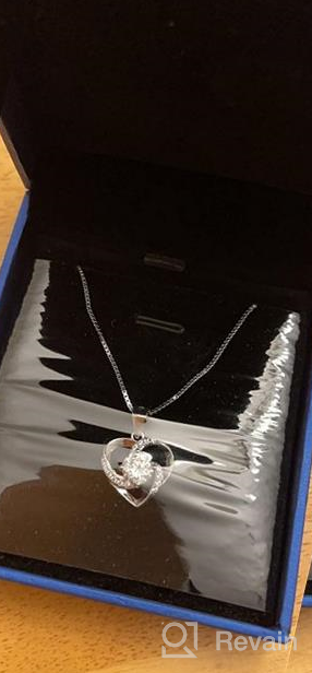 img 1 attached to 💖 Nowonchic 925 Sterling Silver Love Heart Necklace: Exquisite Jewelry for Women and Girls (18” + 2” inch) review by Sergio Guardado