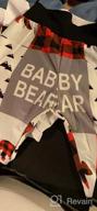 img 1 attached to Adorable HKALL Baby Bear Letter Print Romper Set for Newborns - Perfect for Fall/Winter Outfits! review by Steven Guevara