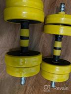 img 1 attached to Adjustable Dumbbells Set – 2-In-1 Free Weight Barbell, Easy Assembly And Space-Saving Design For Home Gym, Ideal For Men And Women (Available In 44/55/66/88 Lbs Options) By CDCASA review by Franklin Richardson