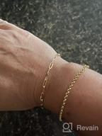 img 1 attached to ✨ 10k Yellow Gold Rolo Foot Anklet, Bracelet, or Necklace by Ritastephens - Enhanced for SEO review by Amy Cummings