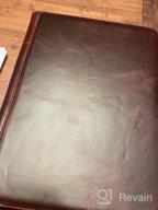 картинка 1 прикреплена к отзыву Refillable Genuine Leather Journal: Handmade Vintage Organizer Notebook For Men And Women от Yousef Clark