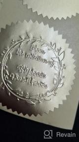 img 5 attached to 2 дюймовые серебряные/золотые наклейки с печатями для сертификатов - 400 шт. в упаковке
