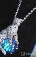 img 1 attached to Superchic Leopard Pendant Necklace: Elegant Silver Plated Jewelry for Women & Girls; Perfect Gift for Parties review by Joel Payne
