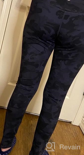 img 1 attached to AJISAI Women'S High Waist Workout Leggings Yoga Pants Tummy Control Running Pants 25 Inches review by Aliana Brown