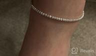 img 1 attached to Miabella Italian-Made 925 Sterling Silver Diamond-Cut 2.5mm Round Bead Ball Chain Anklet Ankle Bracelet for Women and Teens Available in 9, 10, 11 Inches review by Demetrio Lowe