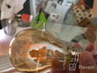 img 1 attached to O’Bright Dimmable LED Edison Light Bulb, 6W, Dimmable, UL Listed, ST21 LED Bulb/E26 Base, 2200K (Warm White), LED Filament Bulb/Vintage LED Bulb, Amber Glass, 1 Pack review by Zha Rivera