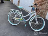 img 1 attached to Ride In Style With The Huffy 24" Panama Jack Women'S Beach Cruiser Bike In Sky Blue review by Abhinav Drury