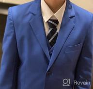 img 1 attached to 👦 Stylish Boys' Clothing: Suits, Tuxedos, Blazers, and Pants review by Ronnie Dabolt